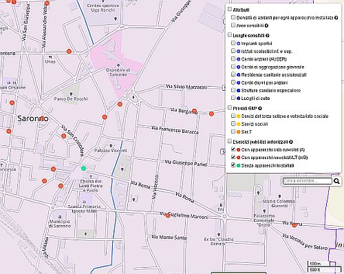 SAronno geolocalizzazione