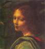 Particolare dellangelo della Vergine delle rocce