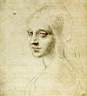 "Studio di volto di donna per langelo della Vergine delle rocce" 