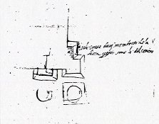 SANTUARIO DELLA BEATA VERGINE DEI MIRACOLI - Schizzo del Buzzi