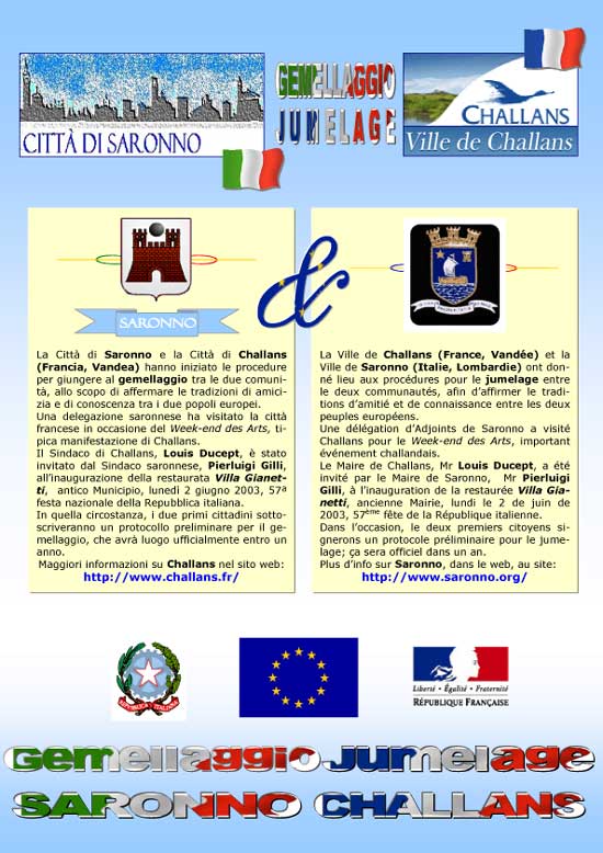 Annuncio Gemellaggio