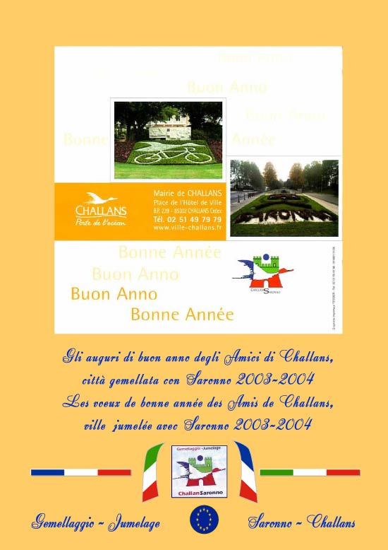 Buon anno da Challans 2