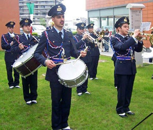 il monumento agli aviatori dItalia - la fanfara dellA.M.