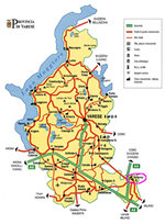 cartina di Saronno - piccola