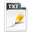 Icona TXT
